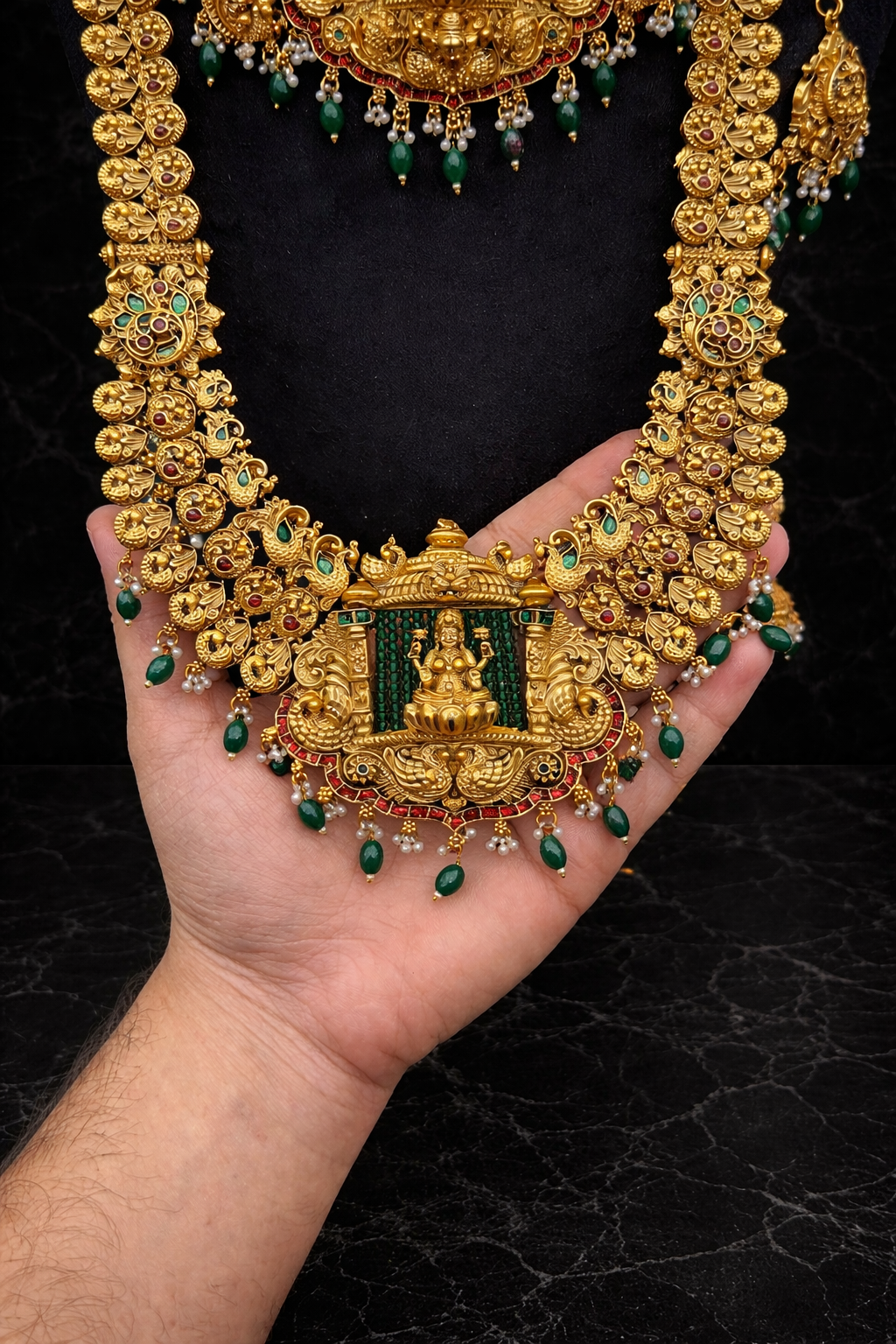 Mahalakshmi Heavy Antique Bridal Jewellery Set