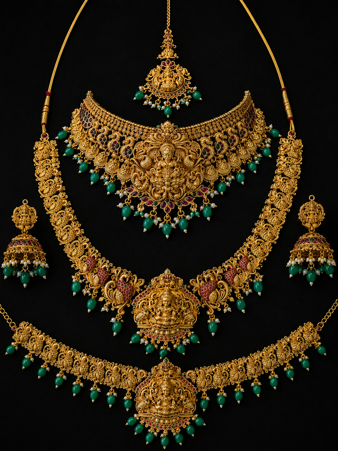 Laxmi Heavy Antique Bridal Jewellery Set