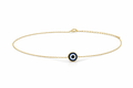 Evil Eye Protection Bracelet – Gold Plated on Silver