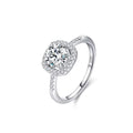 Sterling Silver Princess Cut Cubic Zirconia Ring