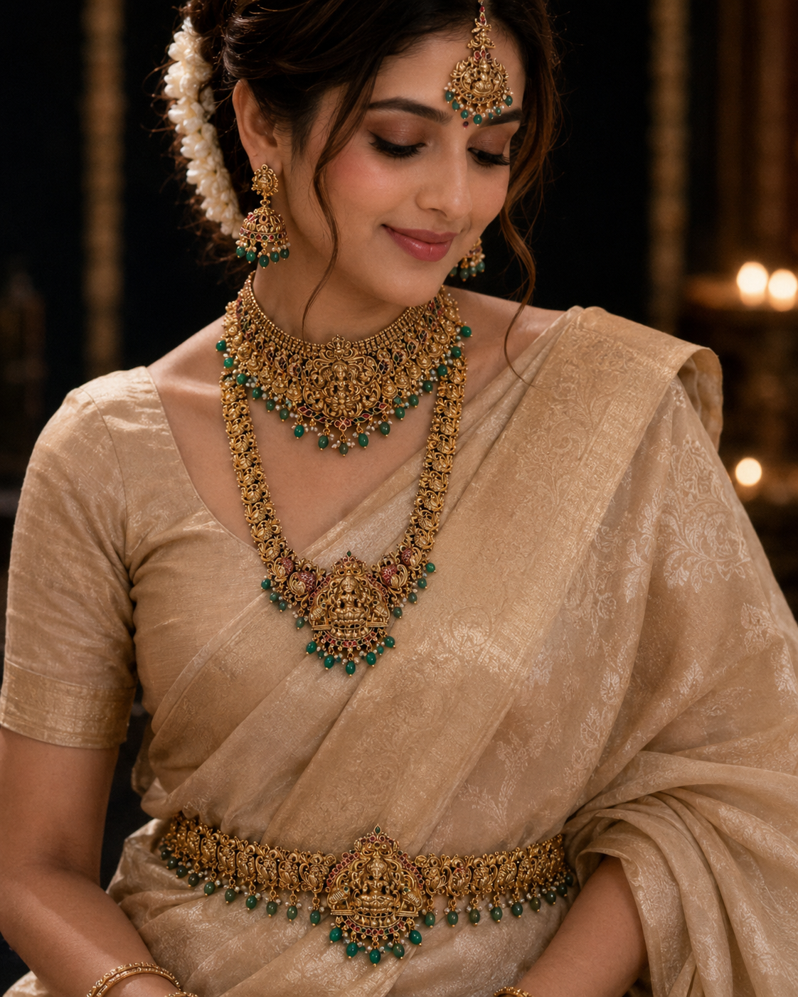 Laxmi Heavy Antique Bridal Jewellery Set