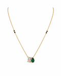 Emerald Duo Mangalsutra Minimal Mangalsutra