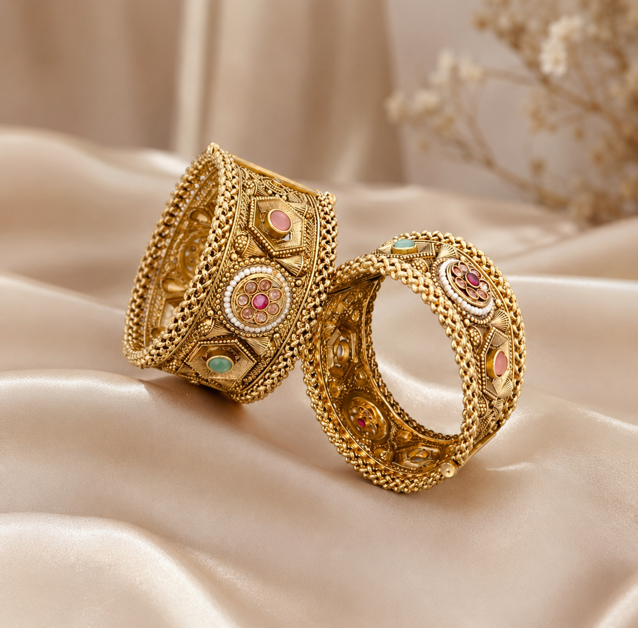 Royal Antique Lock Bangle