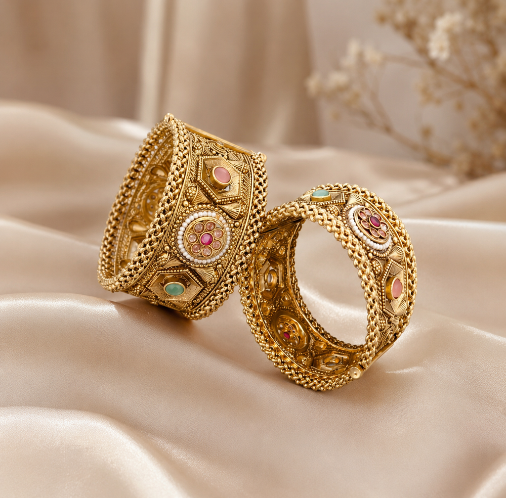 Royal Antique Lock Bangle