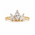 Crown Marquise Ring