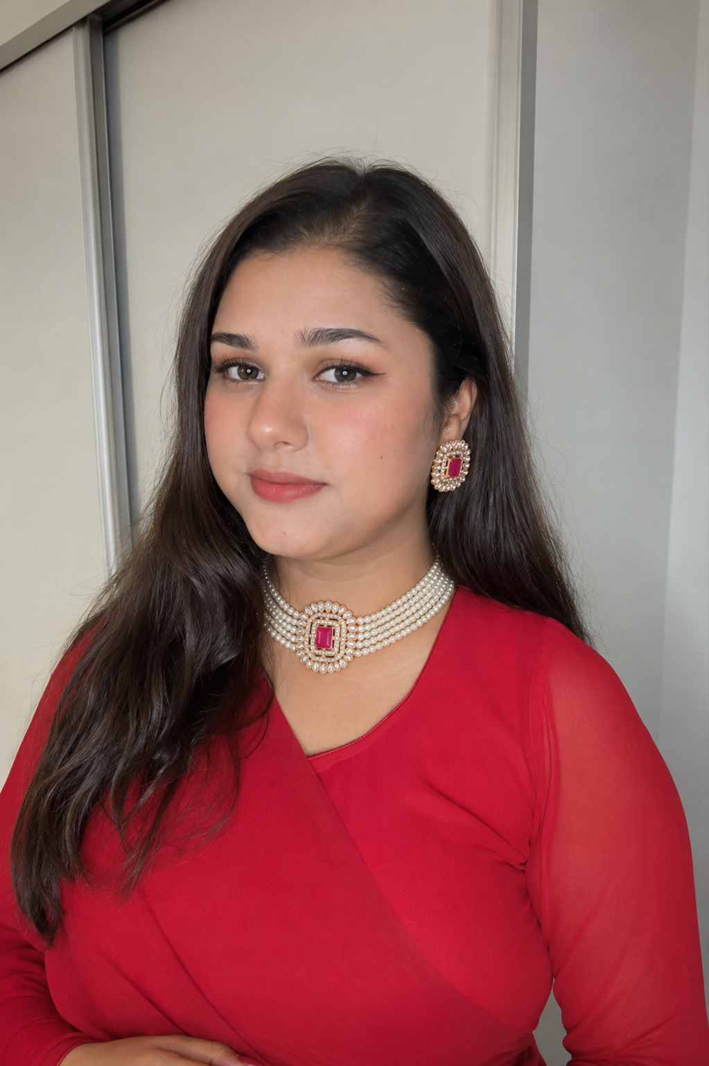 Pearl Choker Set