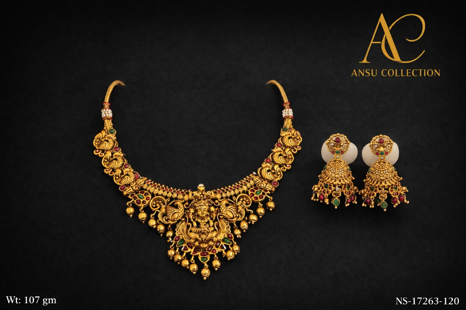 Lakshmi Varam Temple Necklace Set 🌟