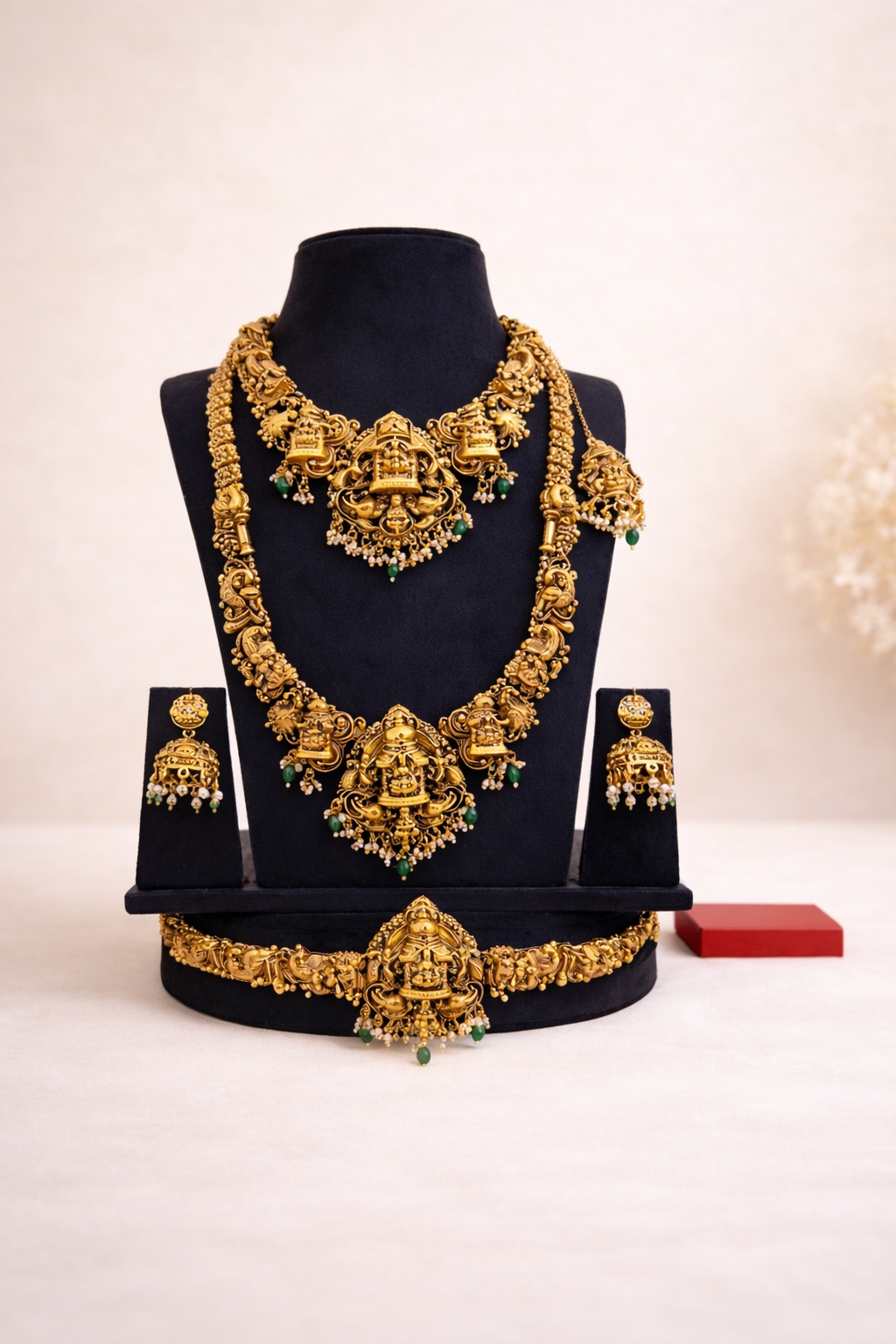 Divine Grace  Temple Necklace Set