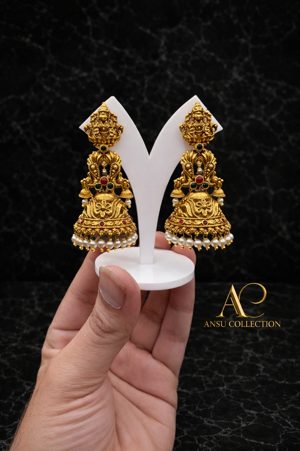 Swarnika || Temple Earrings