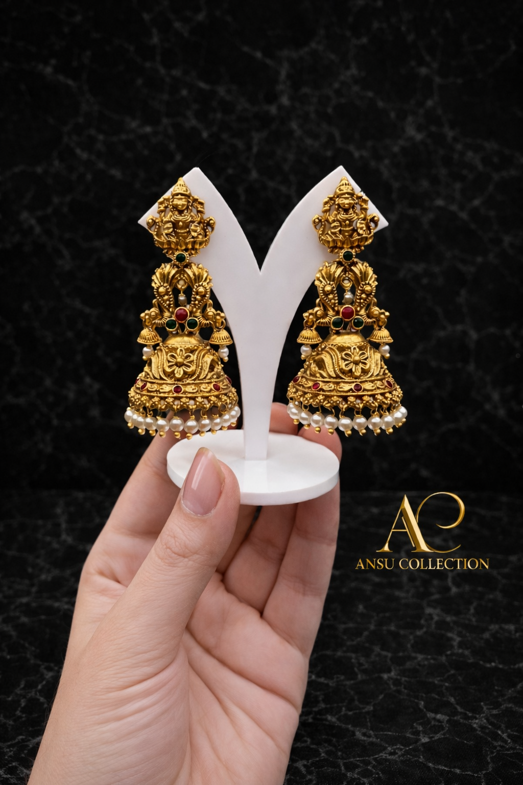 Swarnika || Temple Earrings