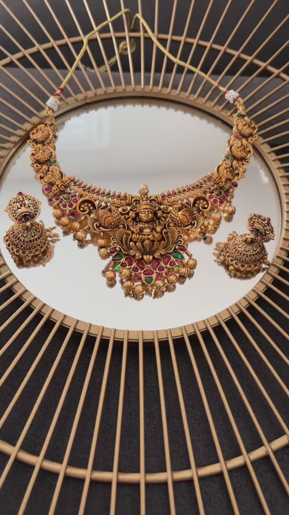 Lakshmi Varam Temple Necklace Set 🌟