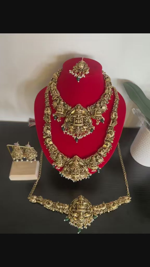 Divine Grace  Temple Necklace Set